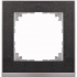 4010-3669 Merten рамка 1-постовая рамка(сланец/цвет алюминия)