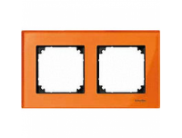 404202 Merten рамка 2-я (оранжевый кальцит)