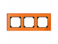 404302 Merten рамка 3-я (оранжевый кальцит)
