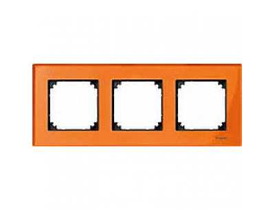 404302 Merten рамка 3-я (оранжевый кальцит)