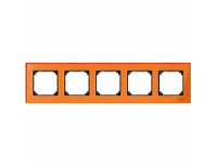 404502 Merten рамка 5-я (оранжевый кальцит)