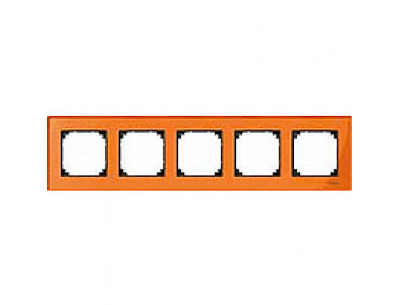 404502 Merten рамка 5-я (оранжевый кальцит)