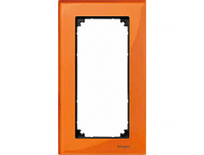 404802 Merten рамка 2-я без перегородки (оранжевый кальцит)