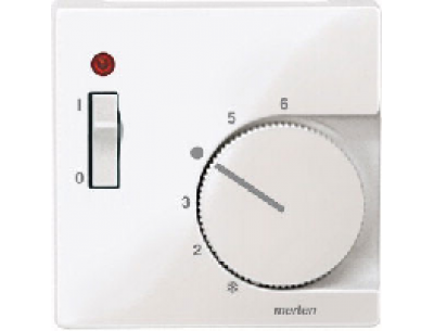 534819 Merten накладка термостата комнатного (мех.536302,536304) (полярно белый)