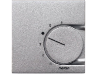 536260 Merten накладка термостата комнатного (мех.536400,536401) (алюминий)