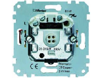 577899 Merten светорегулятор нажимной 20-315вт/ва для л/н и эл тр-ров
