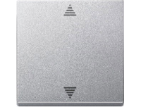 586260 Merten накладка электронного кнопочного выключателя жалюзи (алюминий)